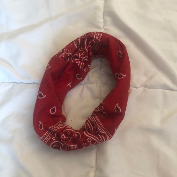 NATURAL LIFE Accessories - Red bandanna Half Boho Bandeau